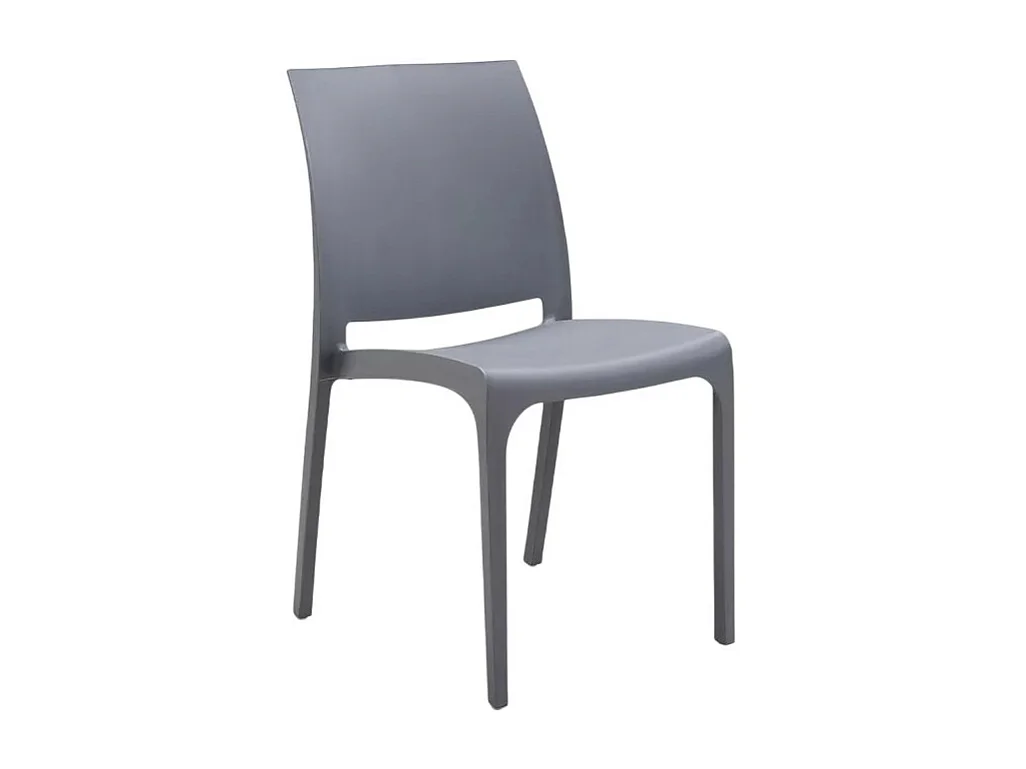 Chaise empilable bar restaurant jardin extérieur et intérieur Papavero