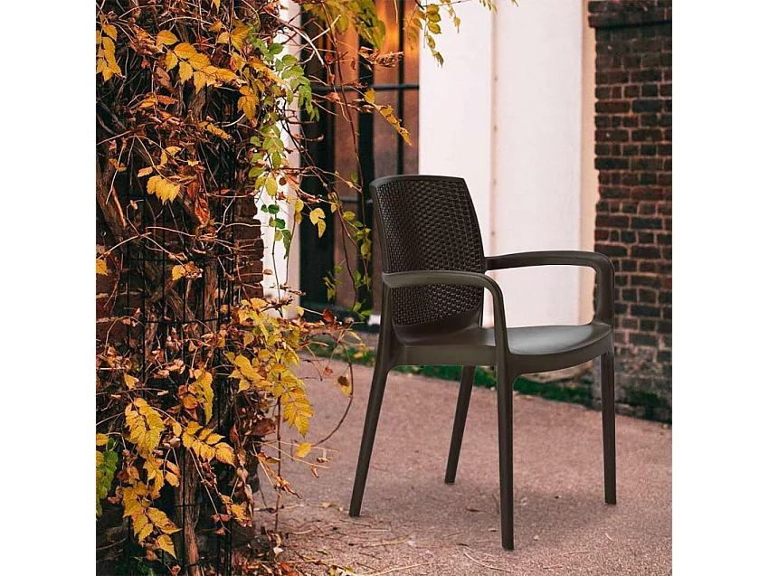 Silla de comedor con reposabrazos BOHÈME ARM para Hostelería Grand Soleil