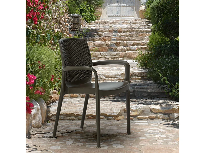 Silla de comedor con reposabrazos BOHÈME ARM para Hostelería Grand Soleil