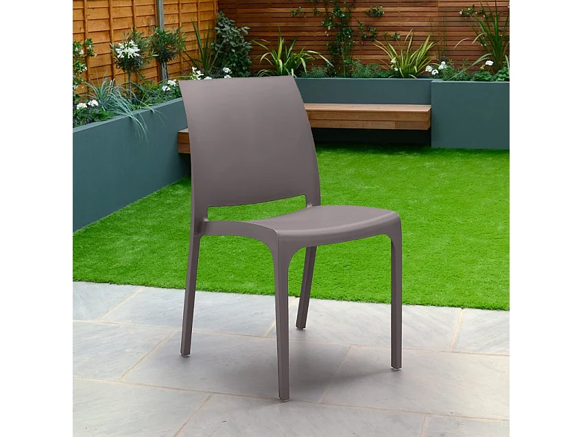 Chaise empilable bar restaurant jardin extérieur et intérieur Papavero