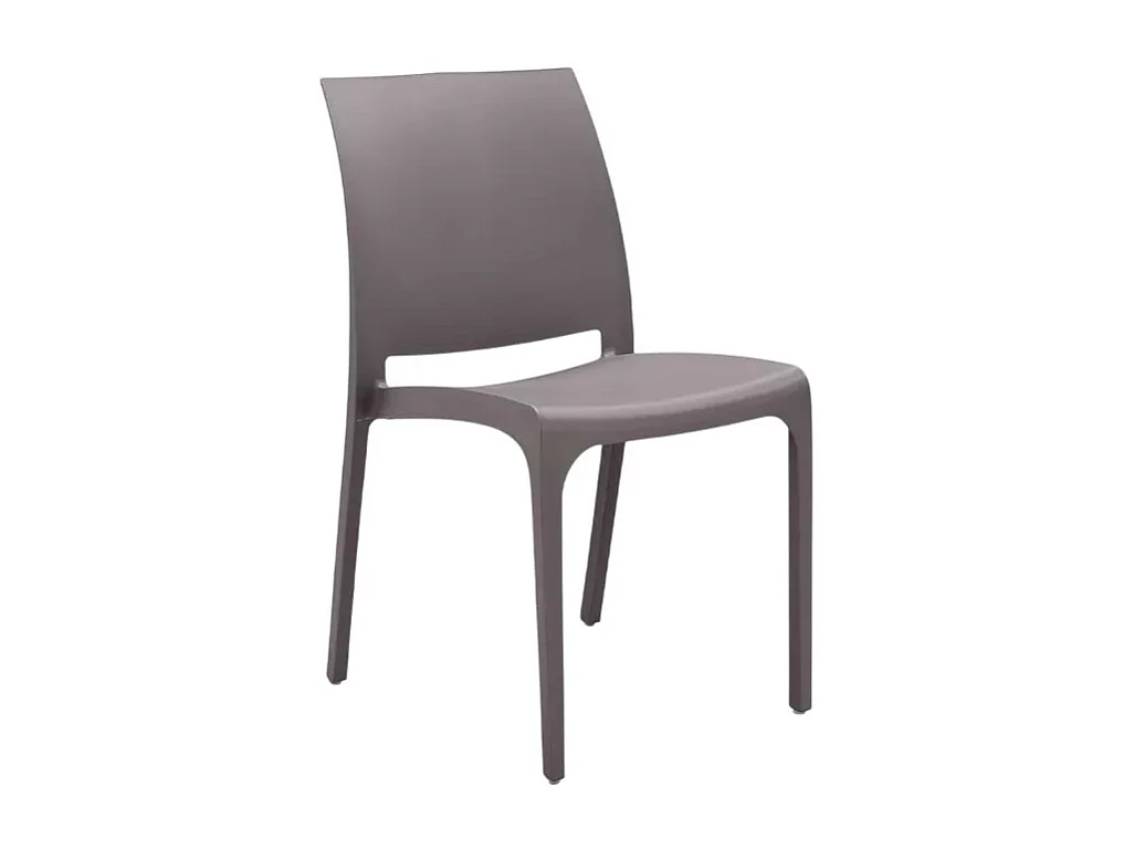 Chaise empilable bar restaurant jardin extérieur et intérieur Papavero