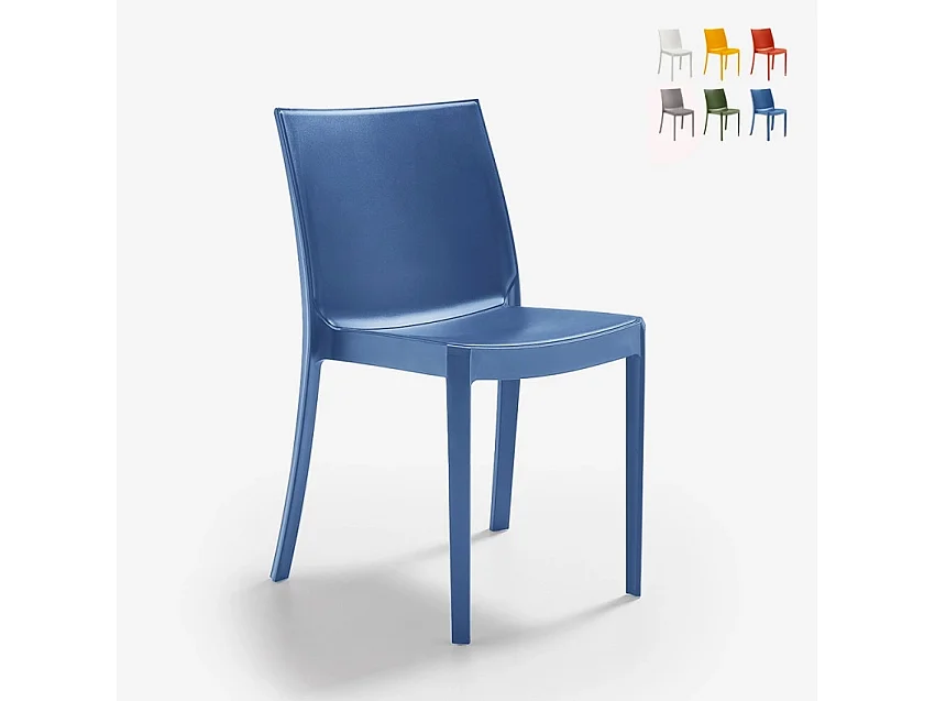 Silla apilable de para jardín, bar, restaurante, exterior Perla BICA