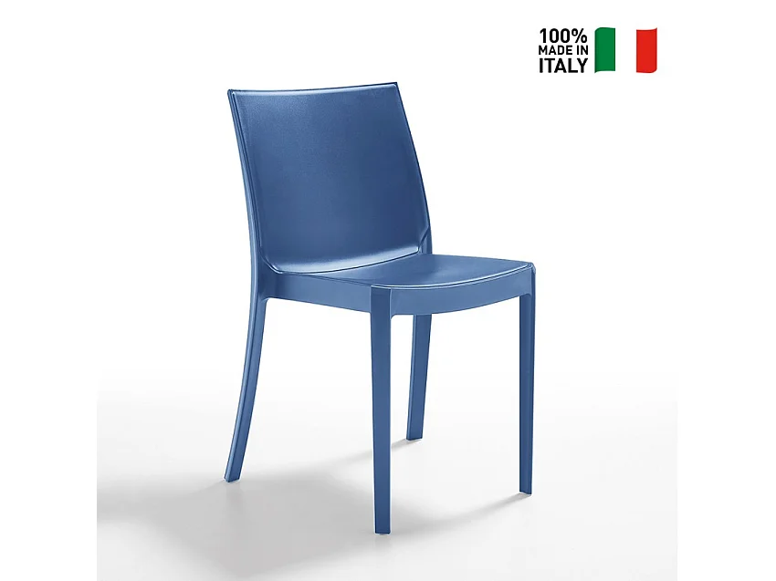 Silla apilable de para jardín, bar, restaurante, exterior Perla BICA