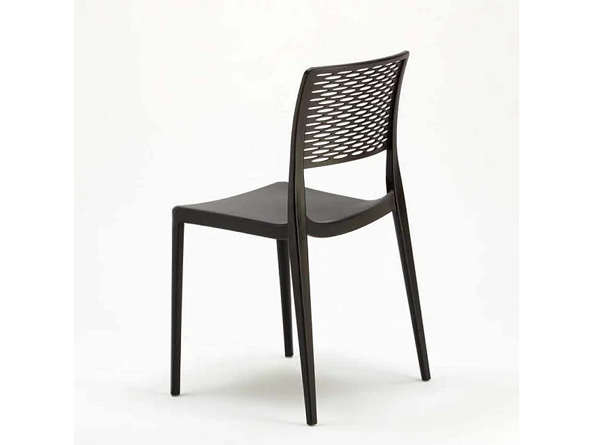 Sedia per cucina sala da pranzo giardino impilabile leggera Ranuncolo