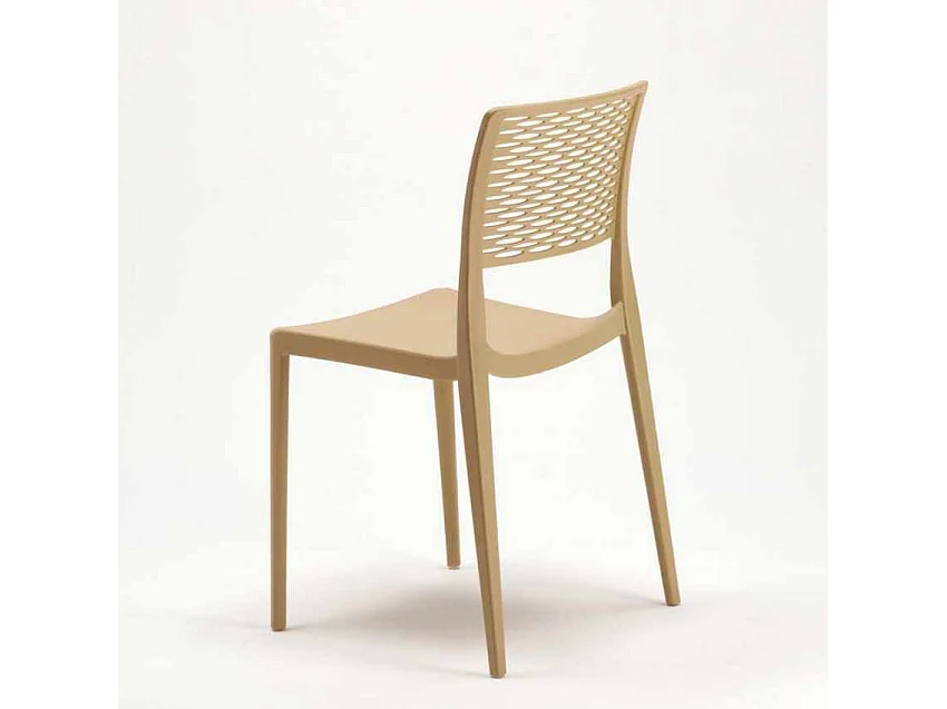 Chaise pour cuisine salle à manger jardin empilable légère Ranuncolo