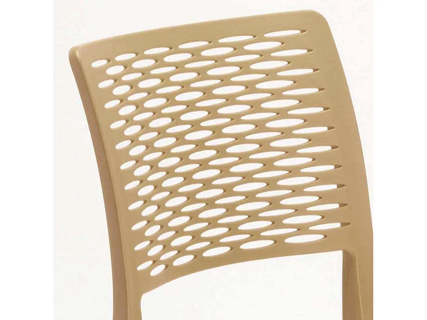 Chaise pour cuisine salle à manger jardin empilable légère Ranuncolo