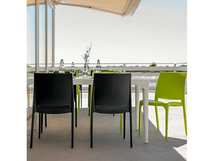 Silla apilable para jardín al aire libre bar restaurante Volga BICA