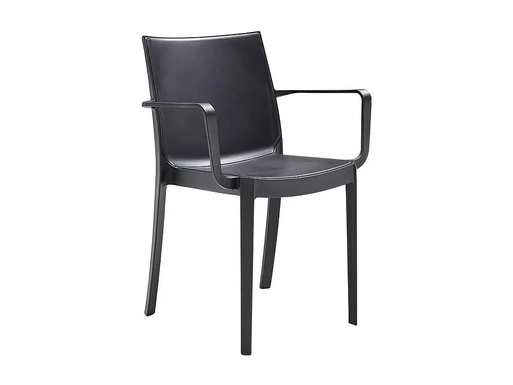 Silla apilable con reposabrazos para bar o jardín exterior Victoria BICA