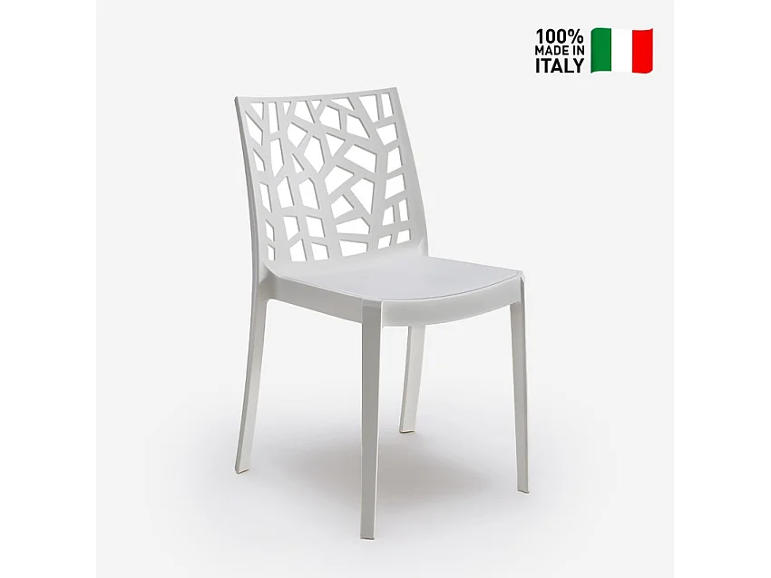 Chaise empilable moderne bars restaurants jardins extérieurs Narciso