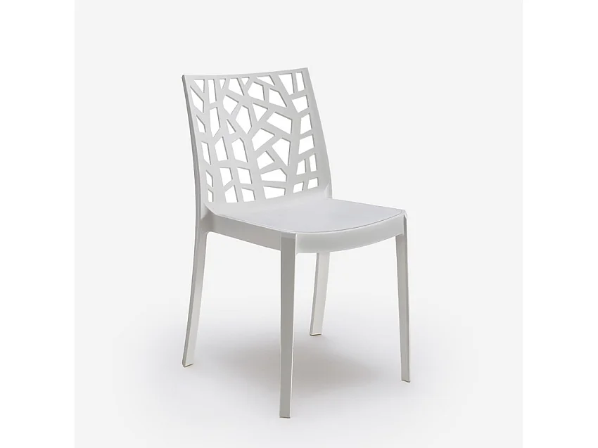 Silla apilable moderna para restaurante o bar al aire libre Matrix BICA