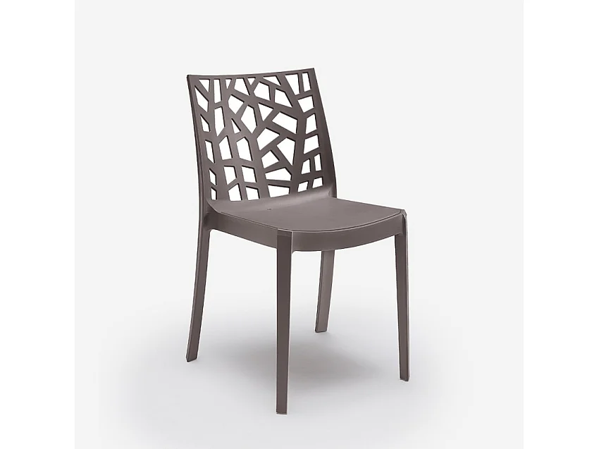 Silla apilable moderna para restaurante o bar al aire libre Matrix BICA