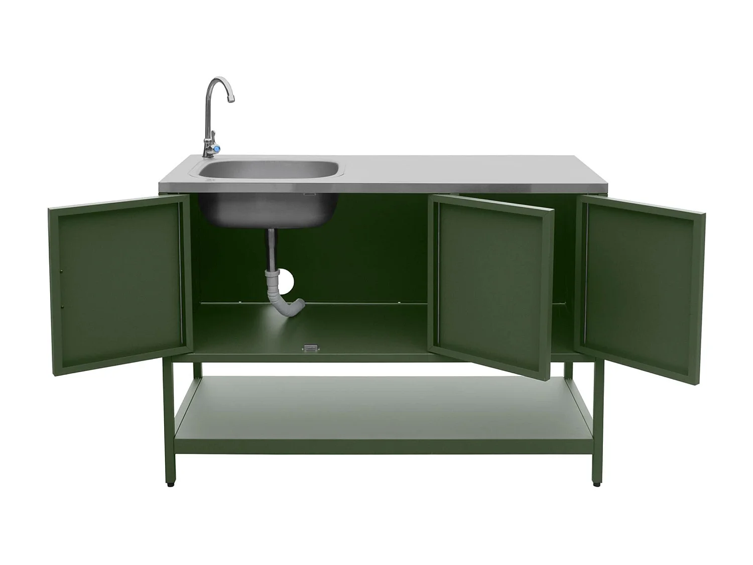 Cucina esterna 2 moduli acciaio inossidabile barbecue a carbone con