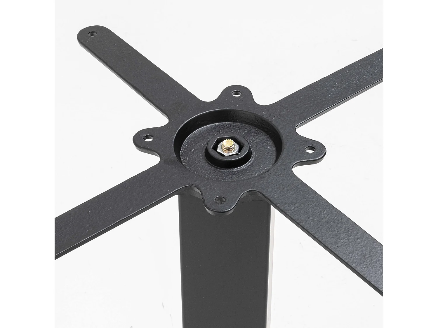 Table à manger 70 x 70 cm revêtement marbre beige