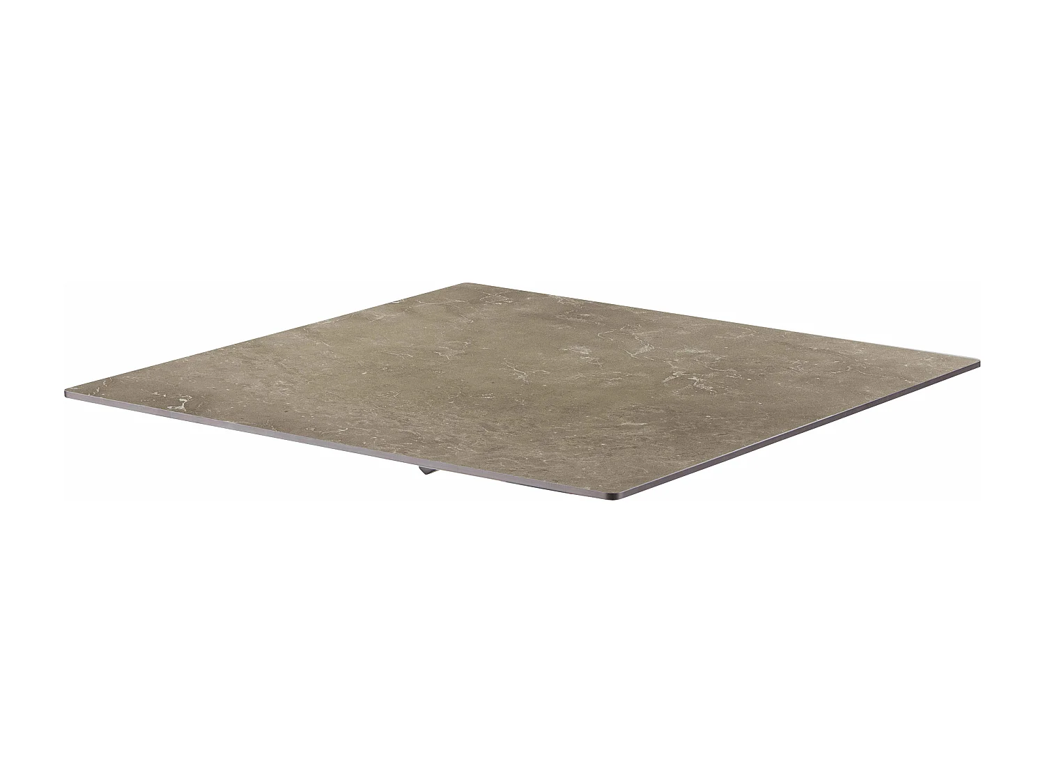 Table à manger 70 x 70 cm revêtement marbre blanc