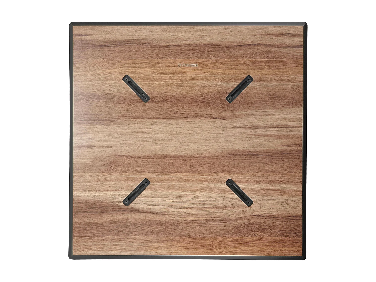 Table à manger 70 x 70 cm revêtement chêne foncé