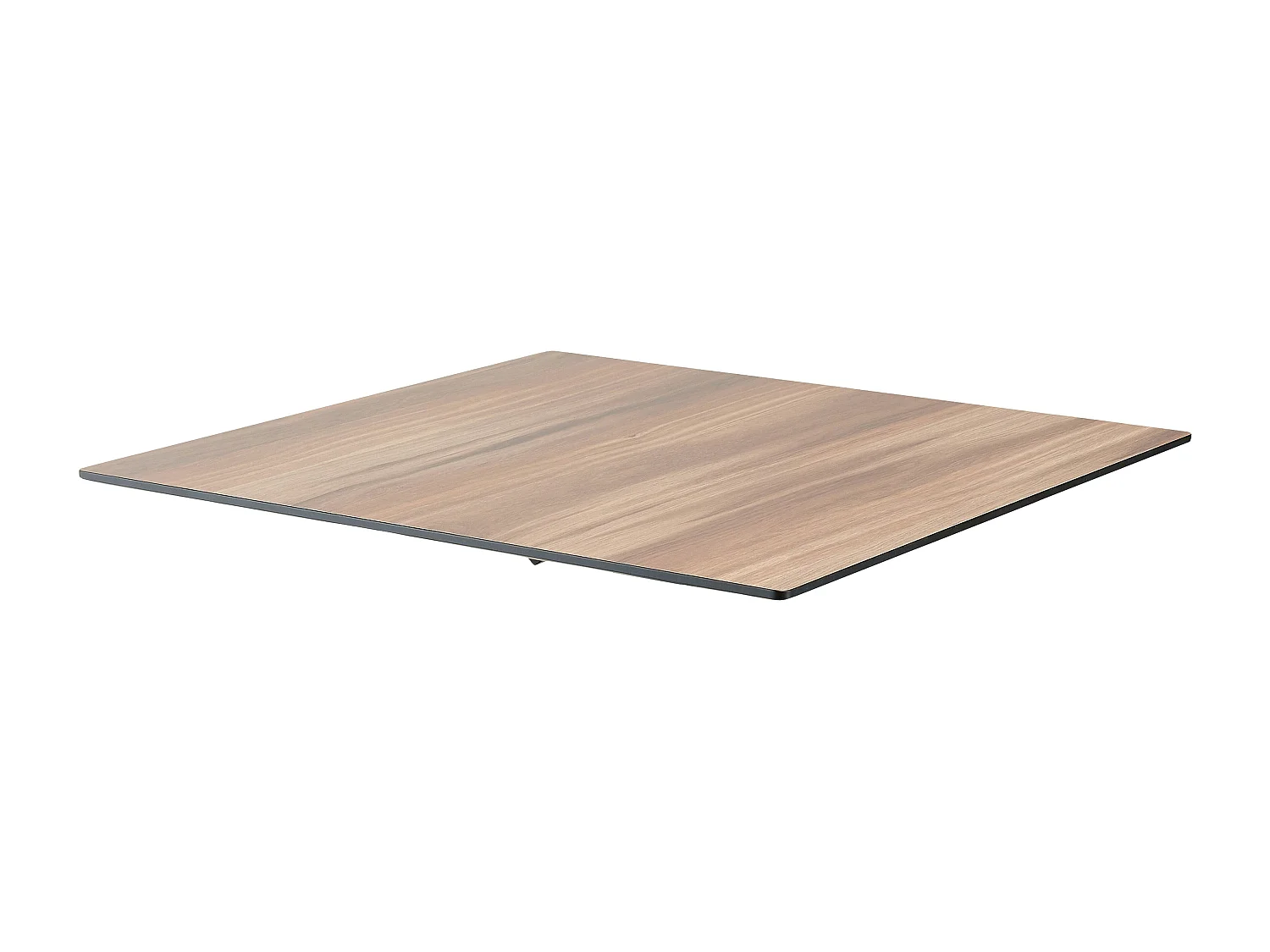 Table à manger 70 x 70 cm revêtement chêne foncé