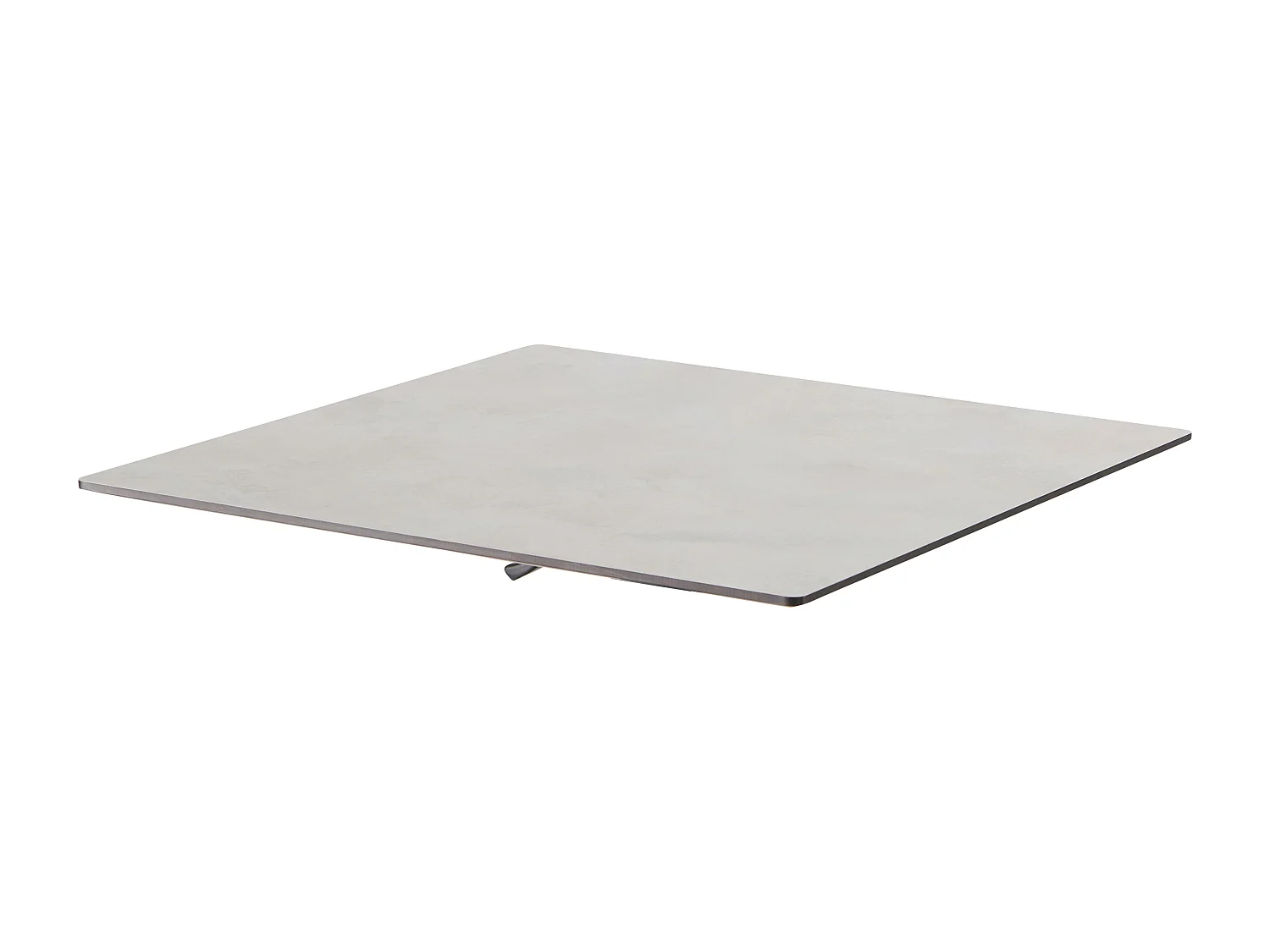 Table à manger 70 x 70 cm revêtement béton gris clair