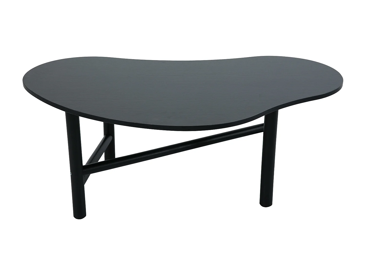 Table basse décor mélaminé noir