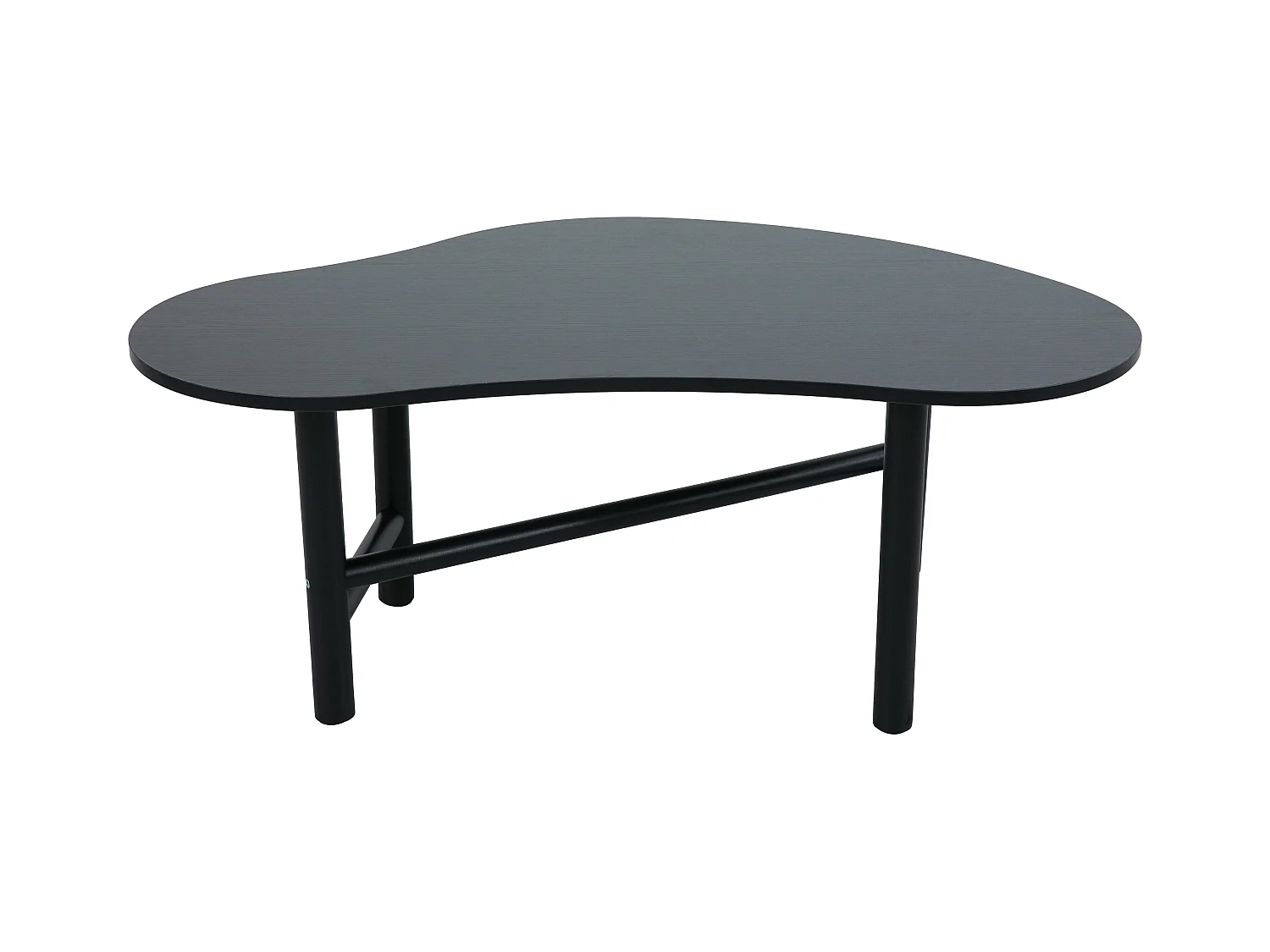 Table basse décor mélaminé noir