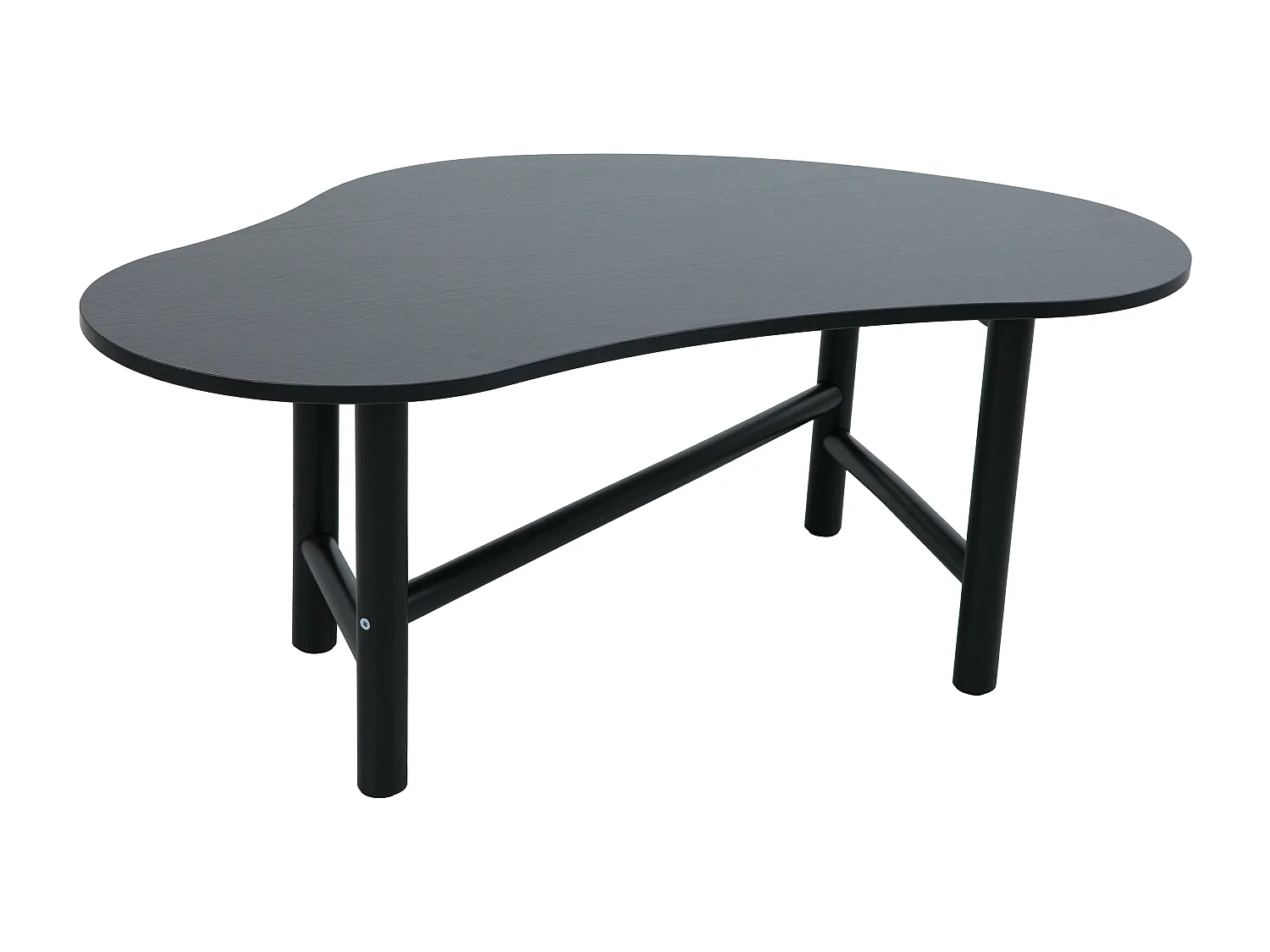 Table basse décor mélaminé noir