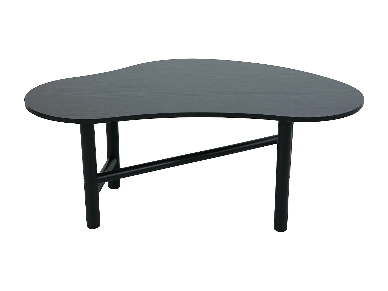 Table basse décor mélaminé noir