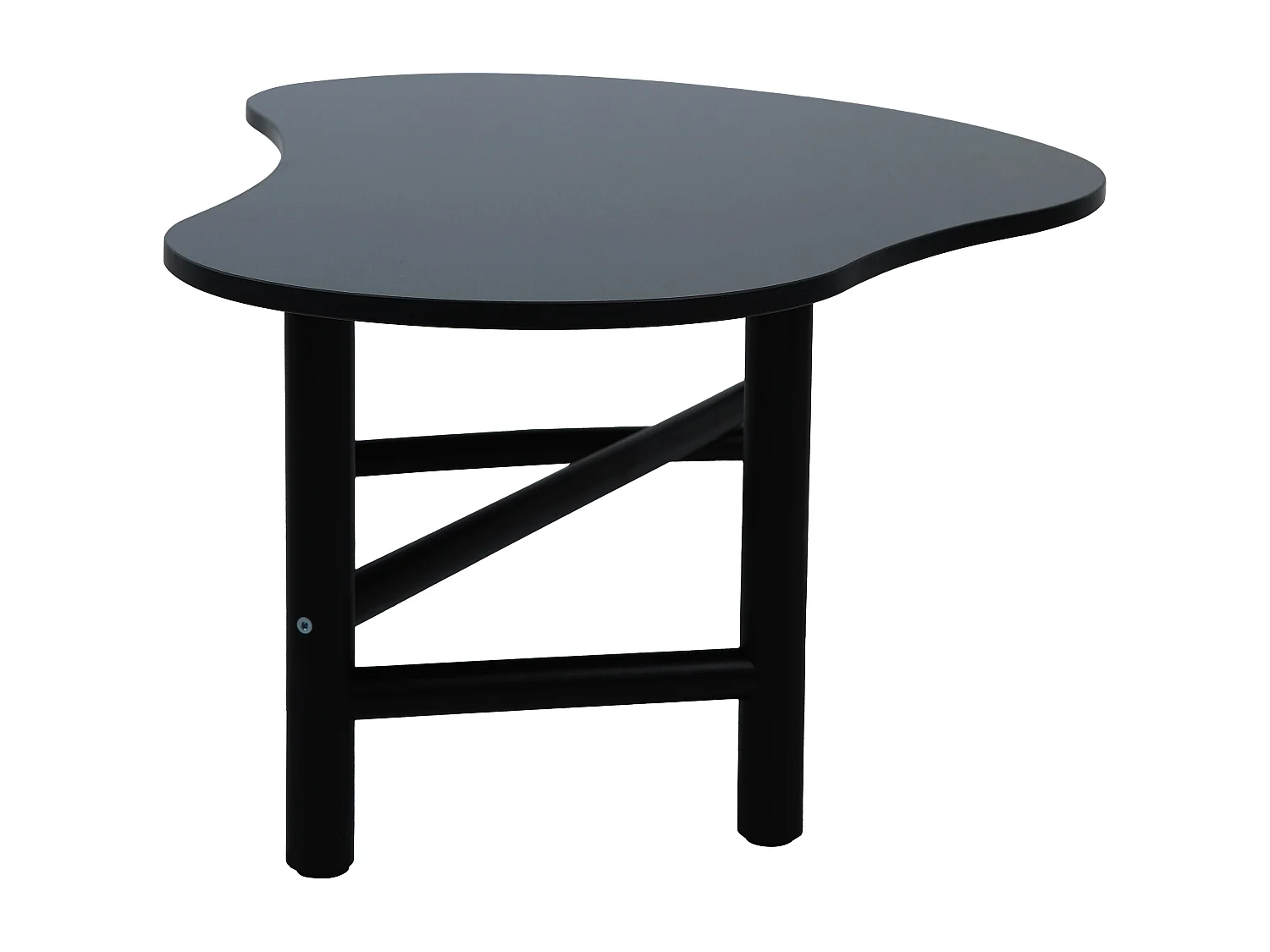 Table basse décor mélaminé noir