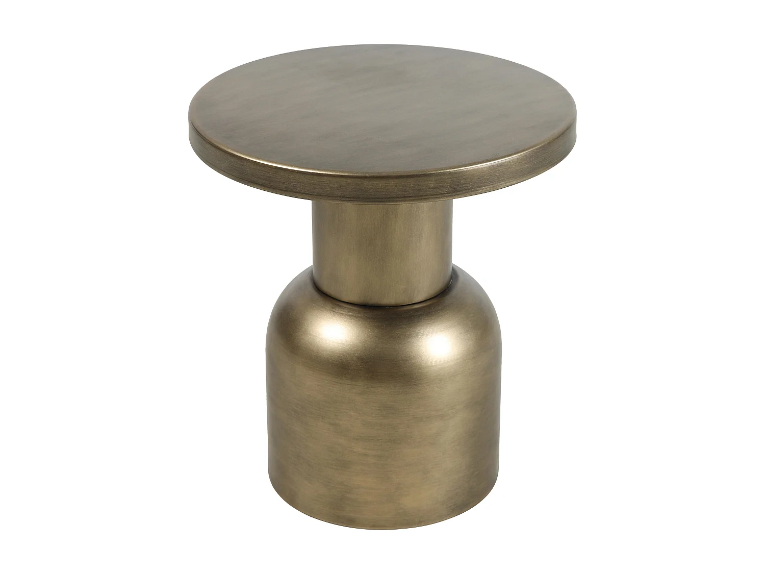 Table basse bout de canapé 40 cm or