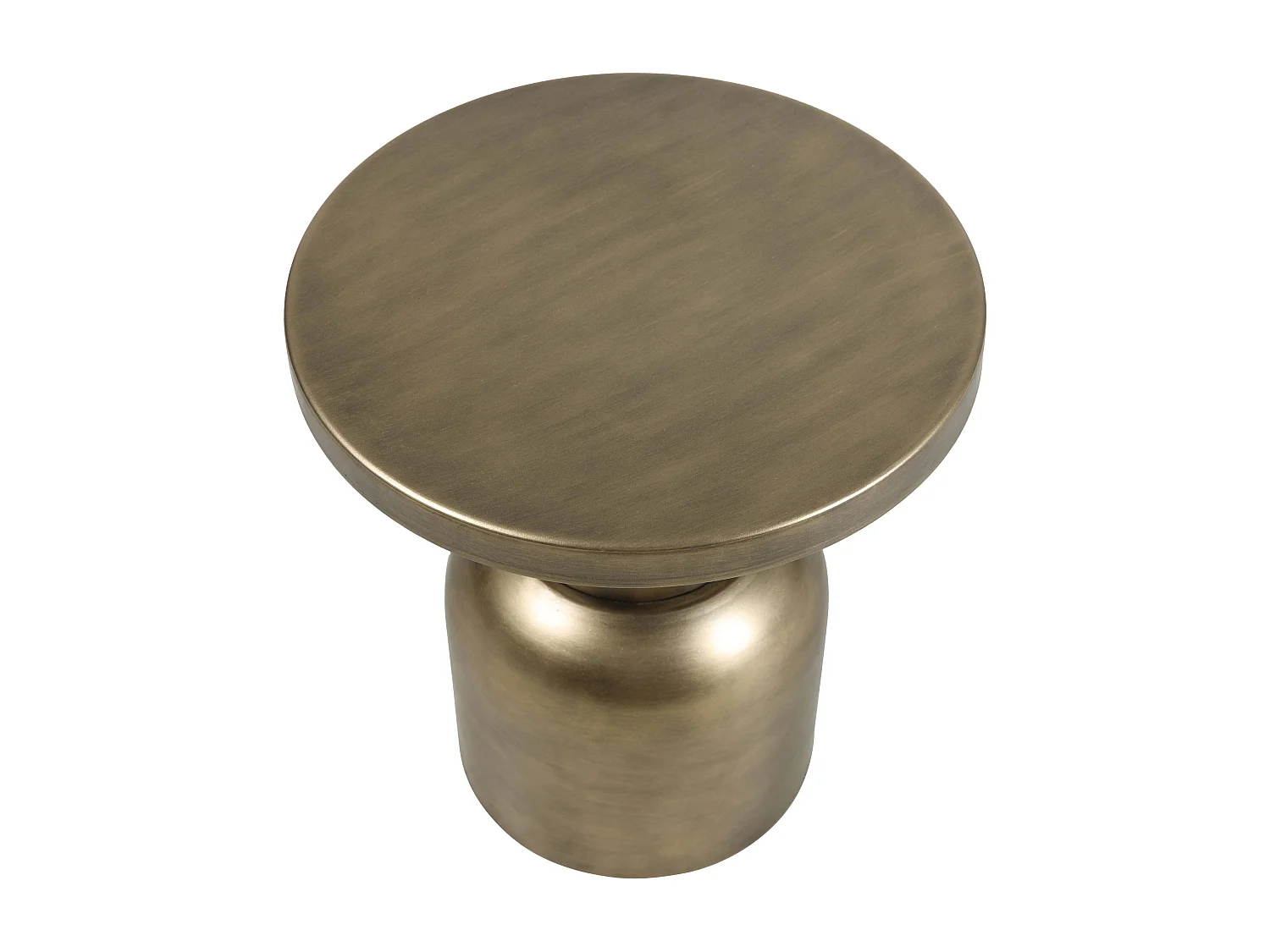 Table basse bout de canapé 40 cm or