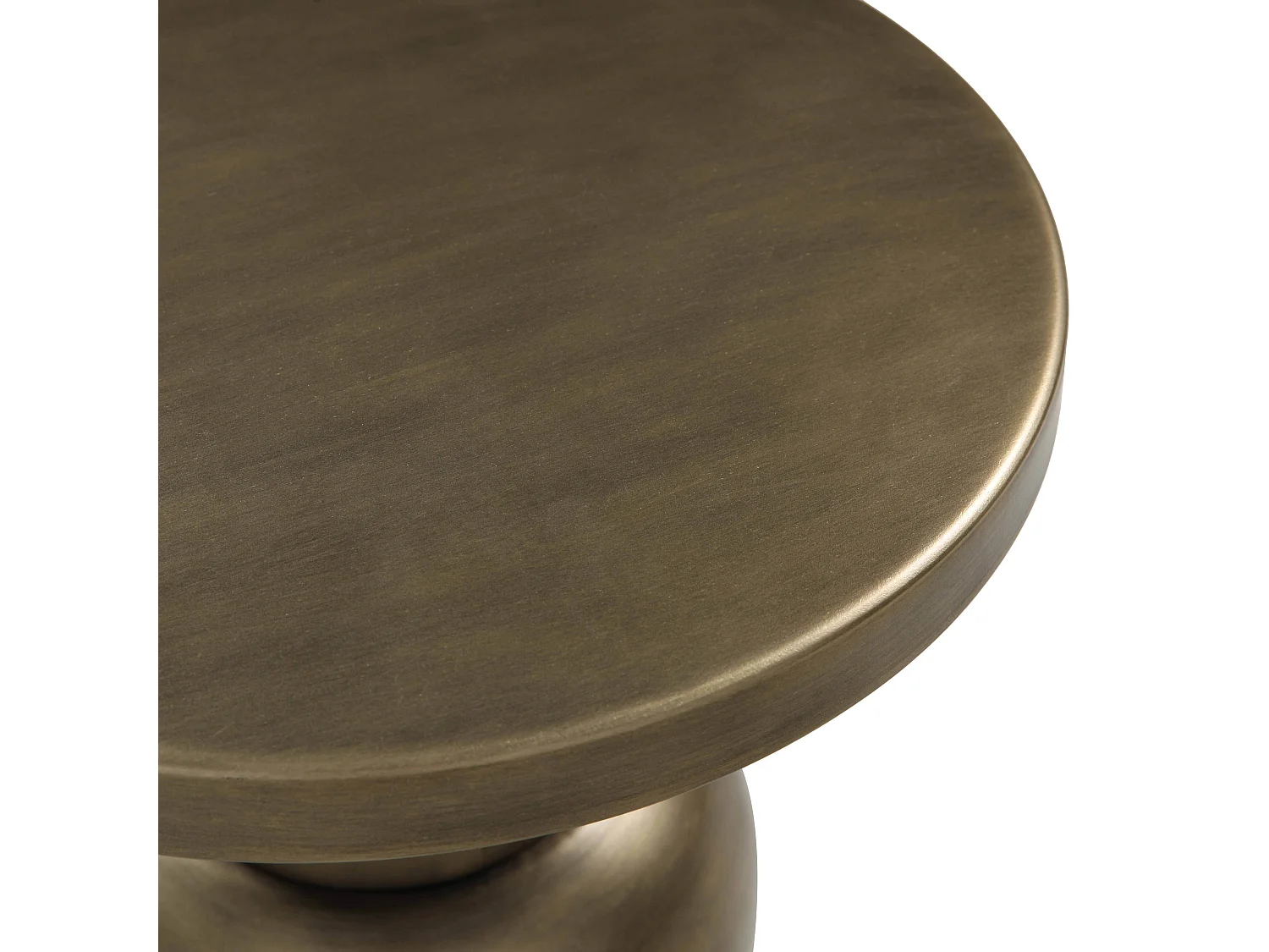 Table basse bout de canapé 40 cm or