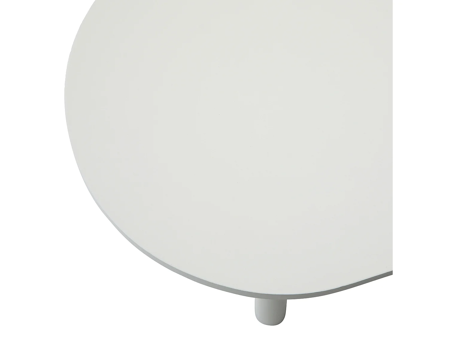 Table basse décor mélaminé écru