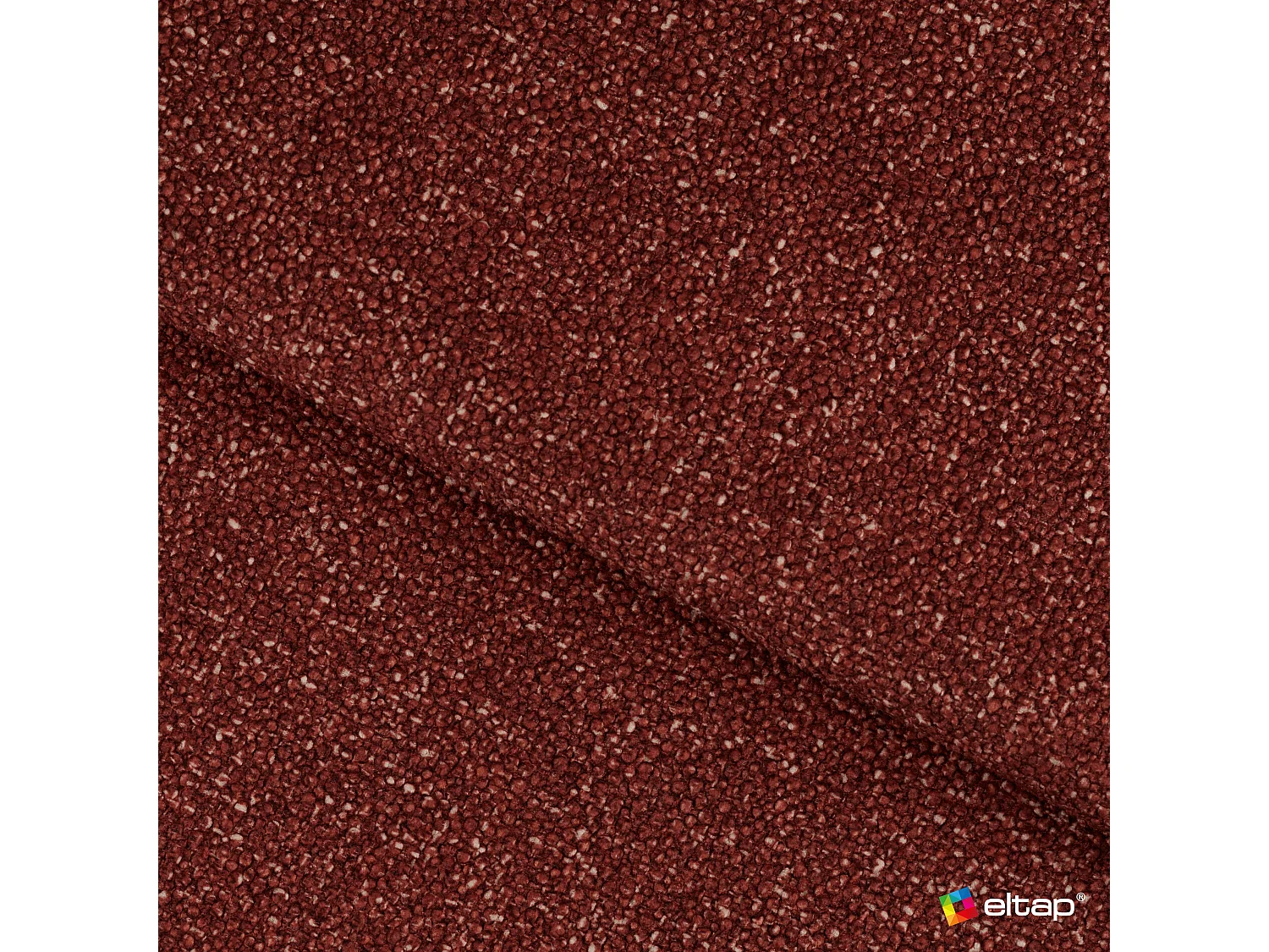 Canapé d'angle Sophia R/Tissu/Bordeaux