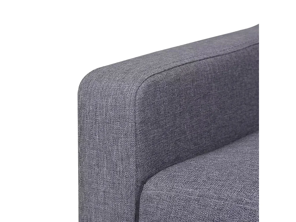 Fauteuil chaise siège lounge tissu grise 76 x 68 x 90 cm 1102324