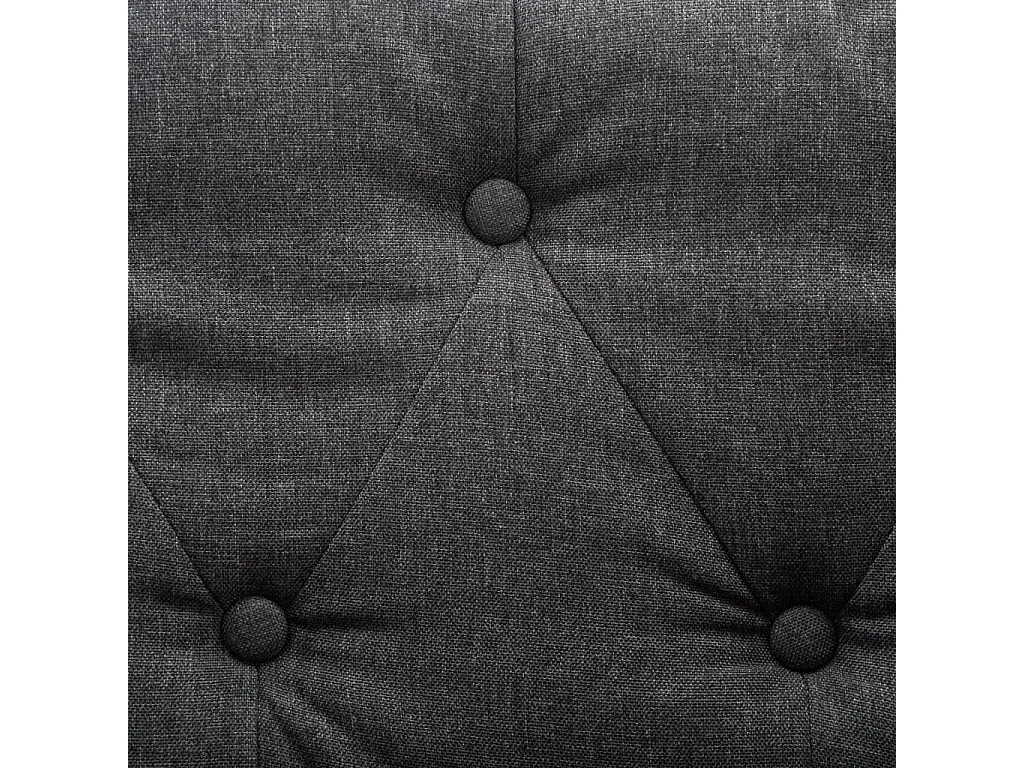 Fauteuil chaise siège lounge tissu grise 86 x 67 x 71 cm 1102345