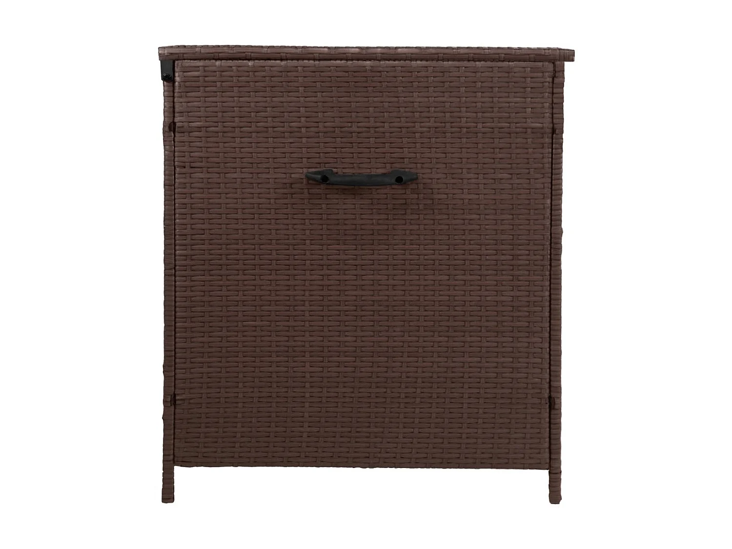 Caja de Almacenamiento para Exterior de Ratán - Marrón