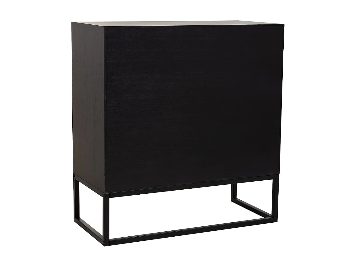 Kommode aus braunem Holz 75x36x80