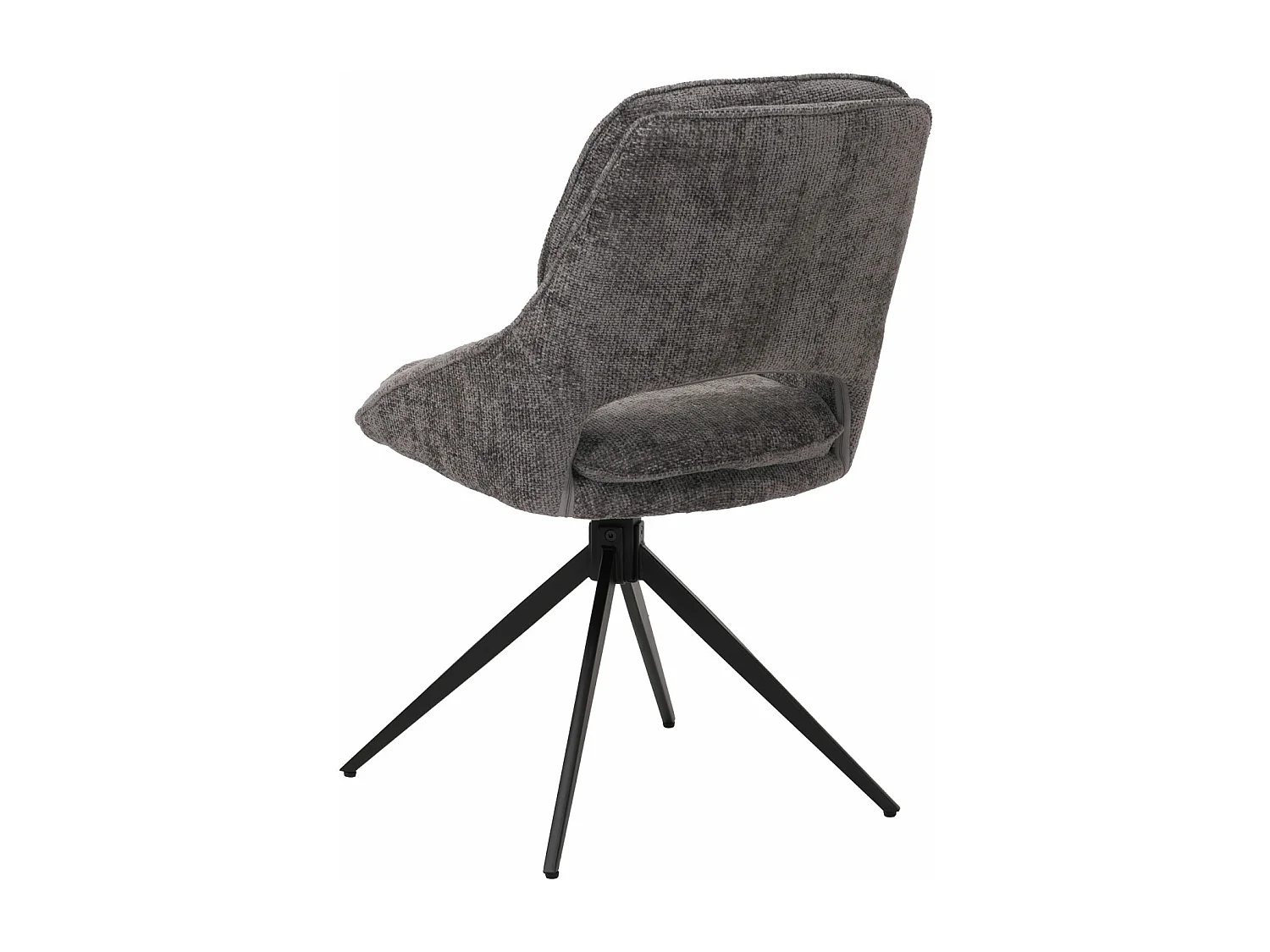 Chaise de salle à manger MCW-N73 (lot de 2),  gris foncé