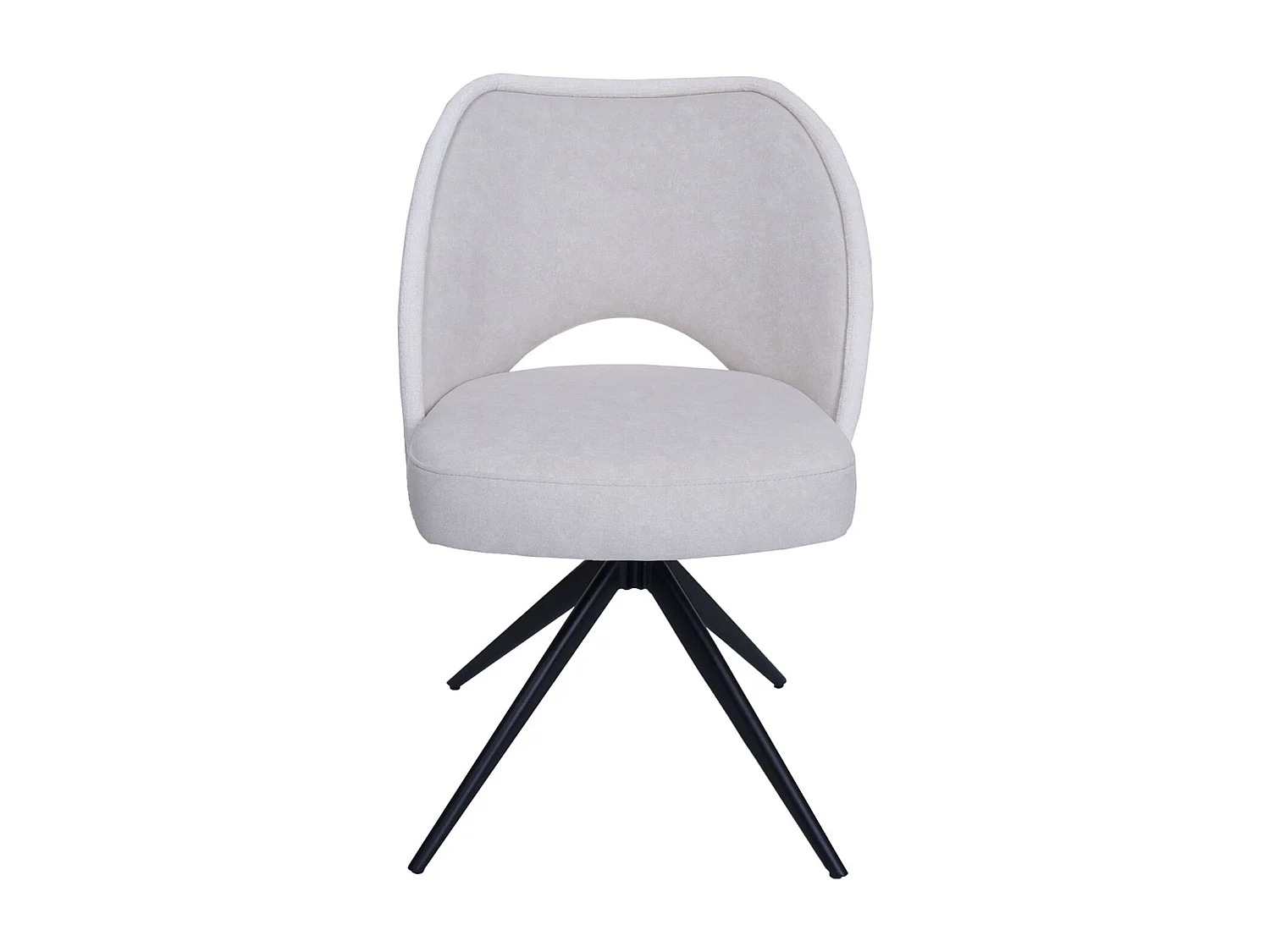 Chaise de salle à manger MCW-N72 (lot de 2),  crème