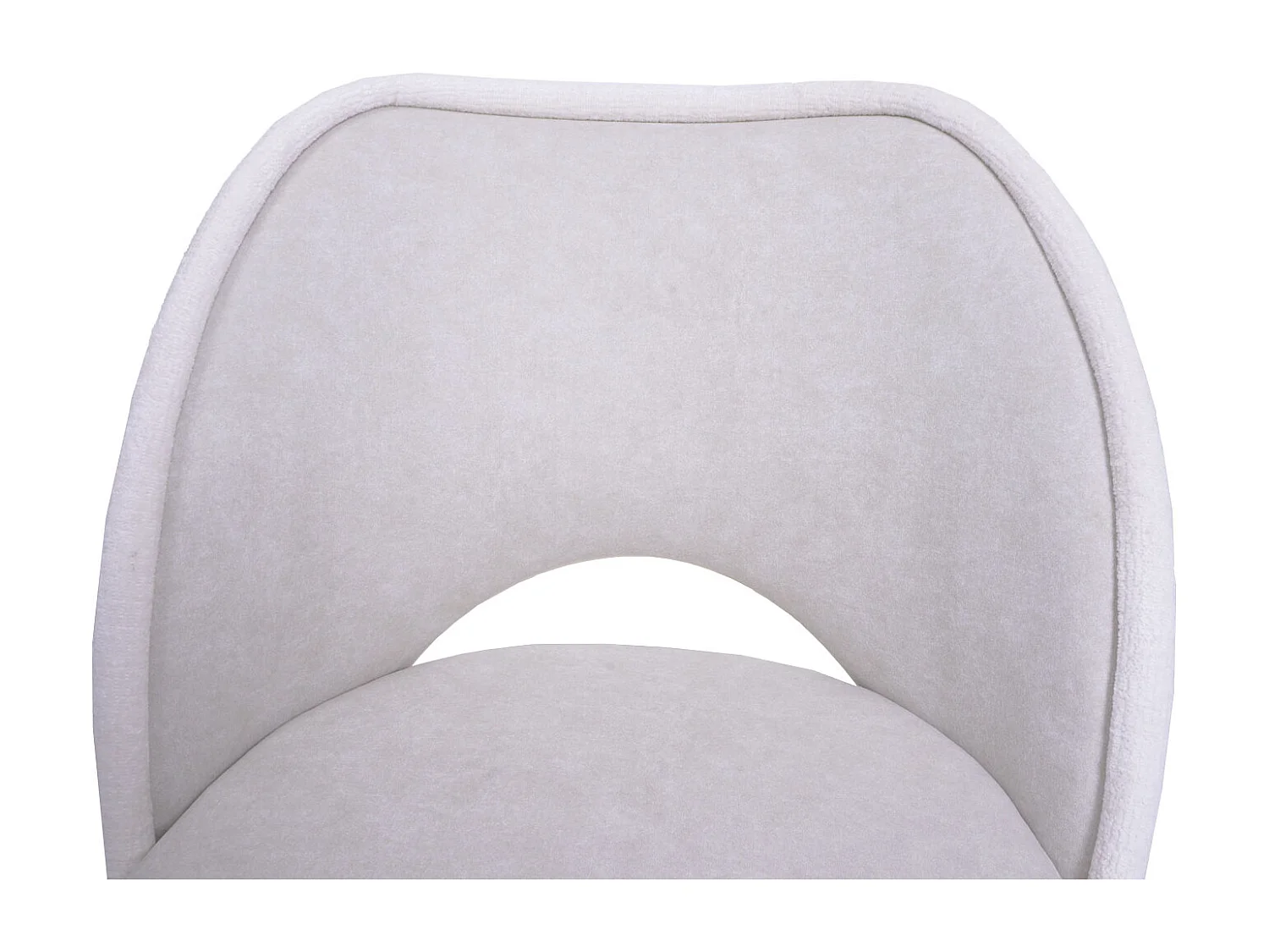 Chaise de salle à manger MCW-N72 (lot de 2),  crème