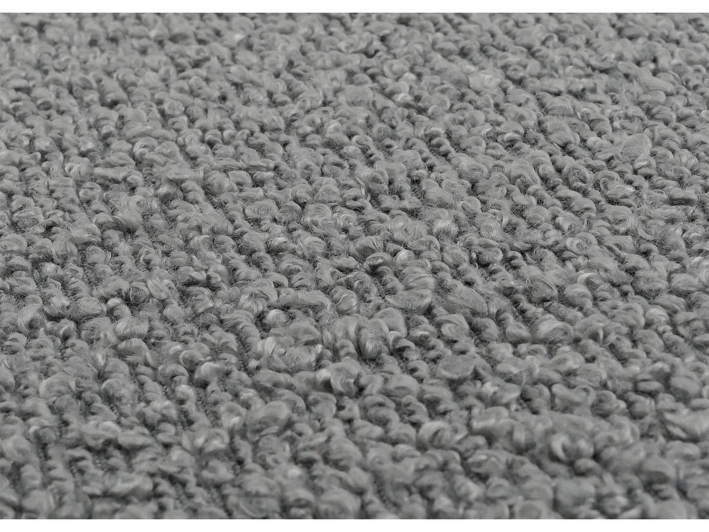 Chaise de salle à manger Littau Bouclé (lot de 6),  gris, pieds couleur naturelle