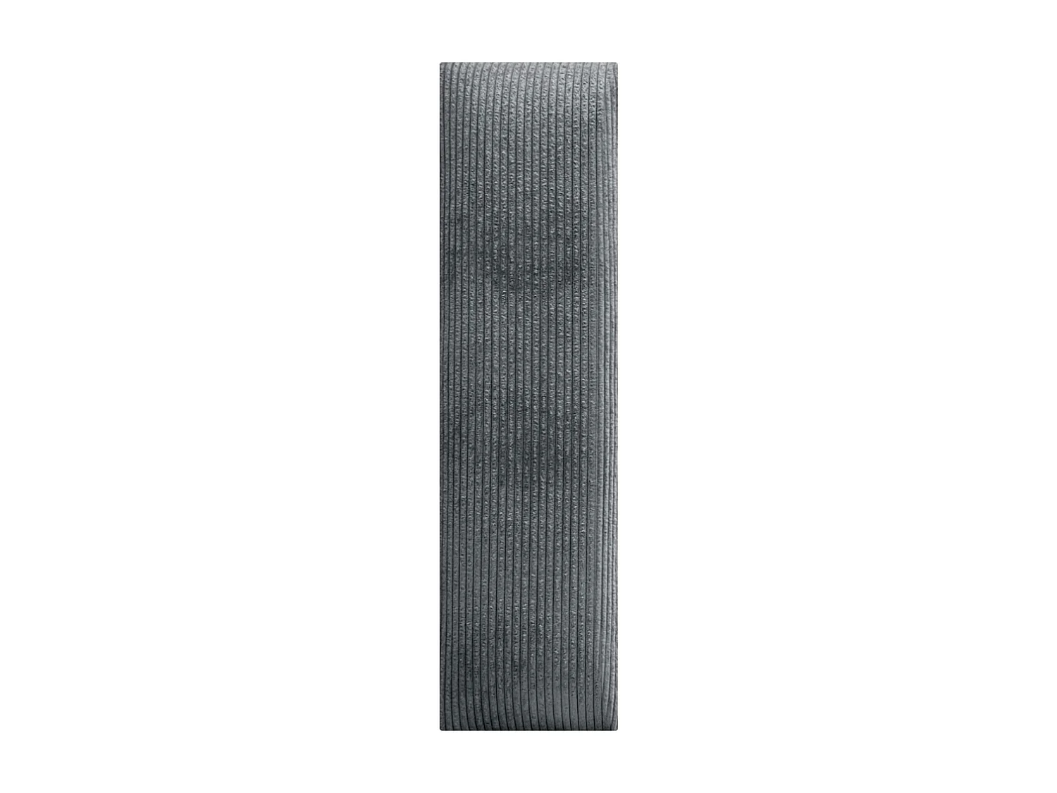 DHOME Paneles Tapizados de Pana Premium Autoadhesivos para Pared Acústicos Absorbentes Protección Impactos Cabeceros (Gris Oscuro, 60x30cm)