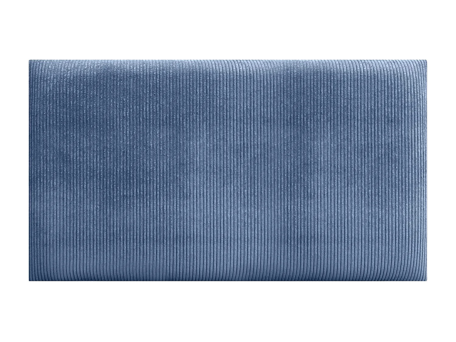 DHOME Lot de 6 Panneaux Rembourrés en Velours Côtelé Premium Autocollants pour Mur Acoustiques Absorbants (Bleu, 50x40cm, x6)