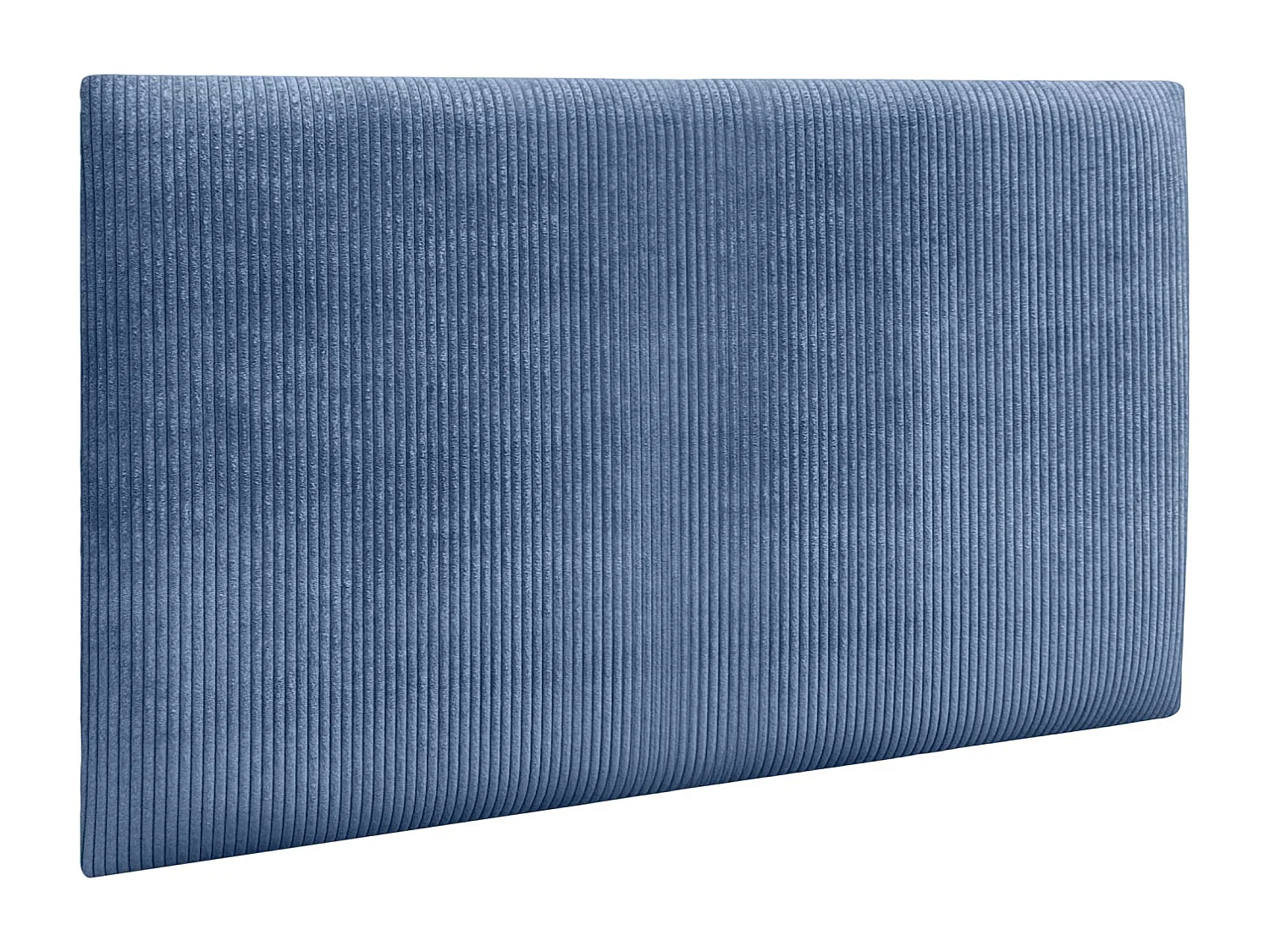 DHOME Lot de 1 Panneau Rembourré en Velours Côtelé Premium Autocollant pour Mur Acoustique Absorbant (Bleu, 50x30cm, x1)