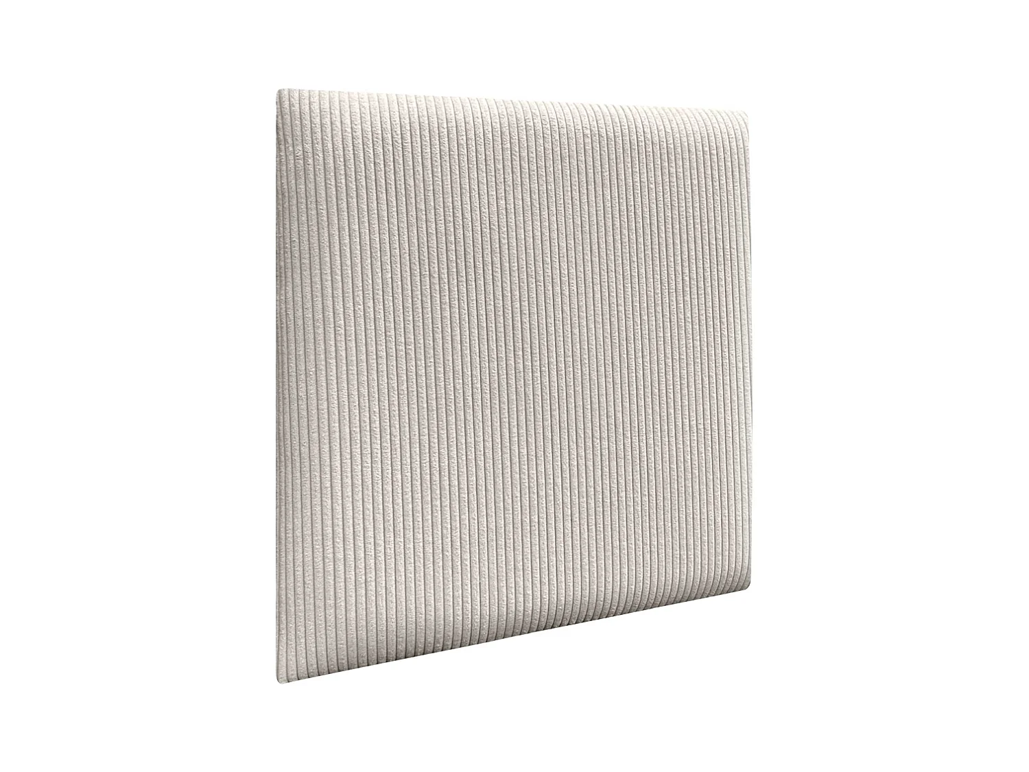 DHOME Panneaux en Velours Premium Autoadhésifs pour Mur Acoustiques Absorbants Protection Contre les Impacts Têtes de Lit (Blanc Cassé, 50x50cm)