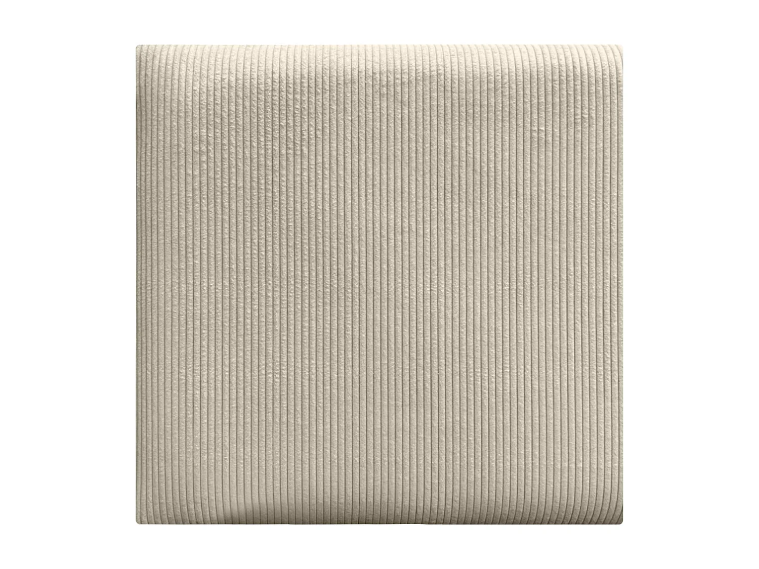 DHOME Set van 6 Premium Zelfklevende Beklede Panelen van Ribfluweel voor Muur – Geluidsabsorberend & Stootbescherming (Beige, 60x60cm, x6)