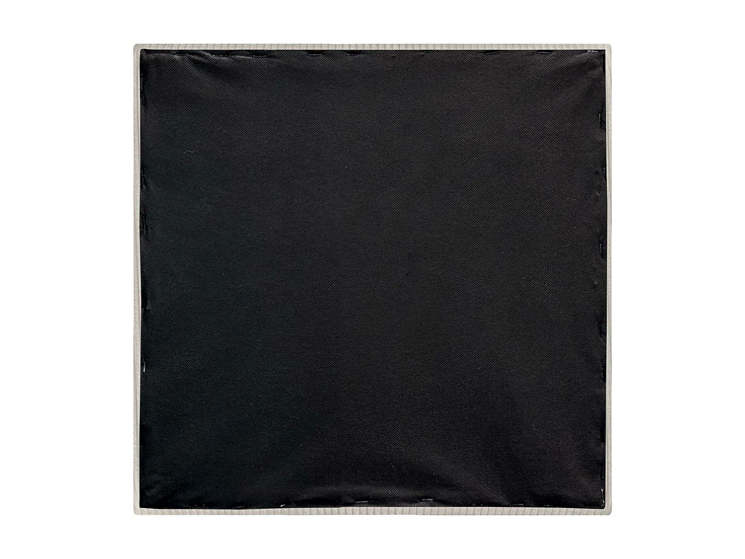 DHOME Lot de 8 Panneaux Rembourrés en Velours Côtelé Premium Autocollants pour Mur Acoustiques Absorbants (Ivoire, 50x50cm, x8)