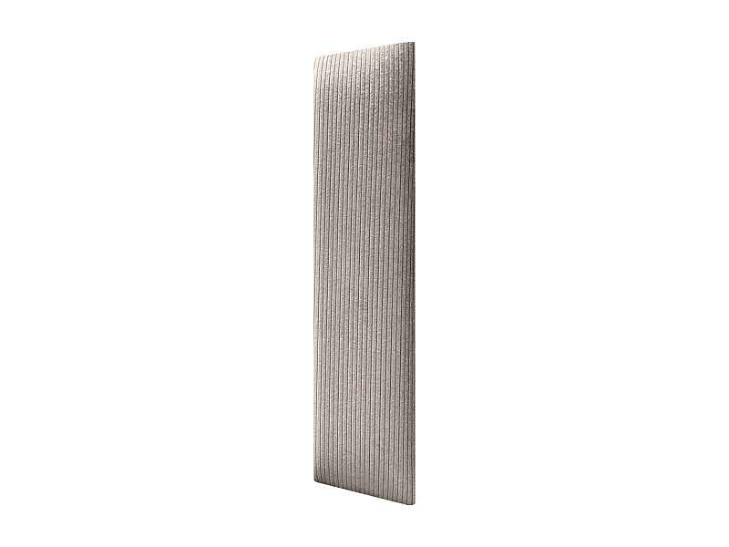 DHOME Conjunto de 6 Painéis Estofados de Veludo Cotelê Prdeium Autoadesivos para Parede Acústicos Absorventes (Marrom, 60x20cm, x6)