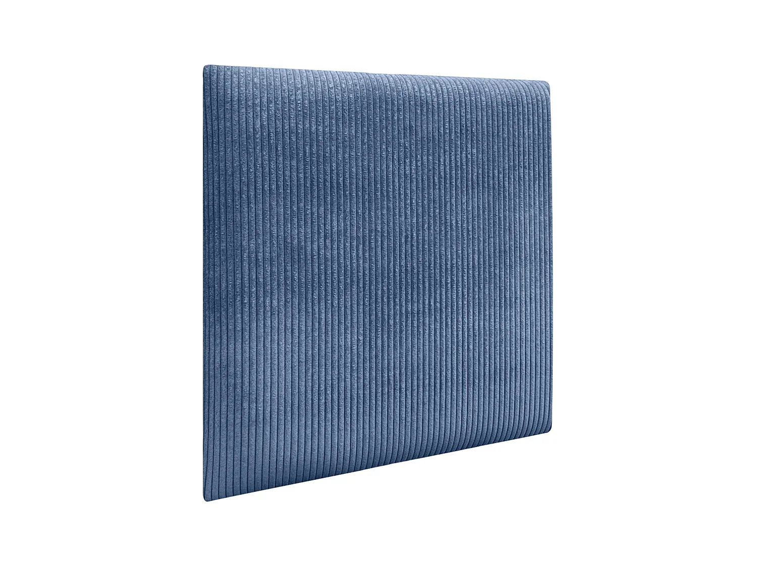 DHOME Set mit 6 gepolsterten Premium-Samt-Paneelen, selbstklebend für Wände, schallabsorbierend, stoßfest, Kopfteil-Schutz (Blau, 60x60cm, x6)