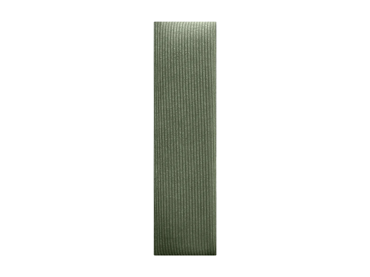 DHOME Lot de 6 Panneaux Rembourrés en Velours Côtelé Premium Autocollants pour Mur Acoustiques Absorbants (Vert Forêt, 60x20cm, x6)