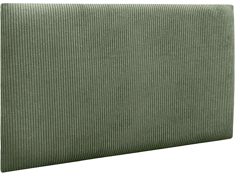 DHOME Set aus 8 gepolsterten Premium-Cord-Paneelen mit selbstklebender Rückseite für Wände – Akustisch absorbierend, Stoßschutz (Dschungelgrün, 50x30cm, x8)