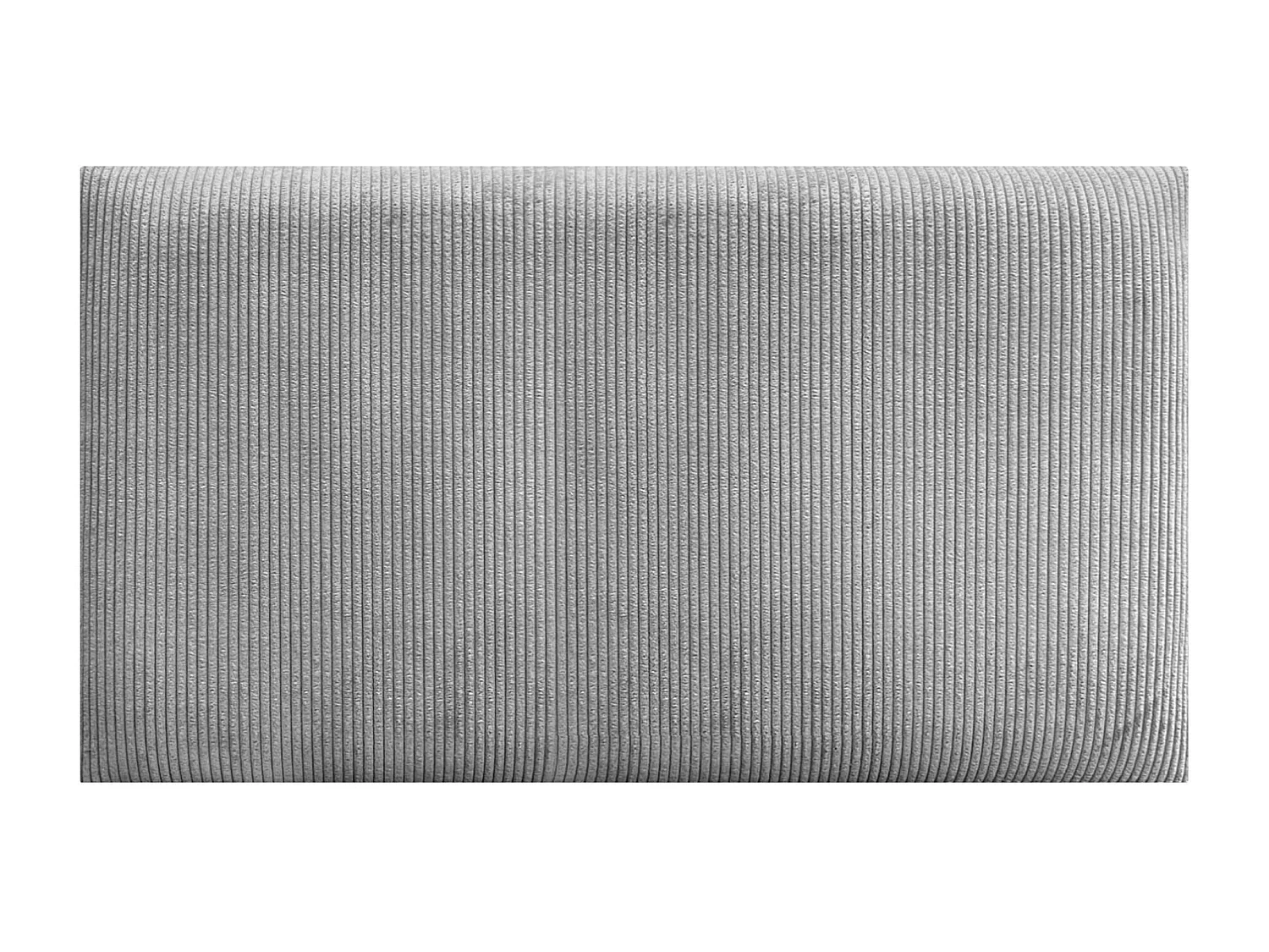 DHOME Lot de 6 Panneaux Rembourrés en Velours Côtelé Premium Autocollants pour Mur Acoustiques Absorbants (Gris, 50x30cm, x6)